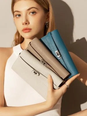 Women's Leather Purse Wallet