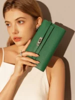 Women's Leather Purse Wallet