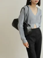 Women's Genuine Leather Bowling Bag