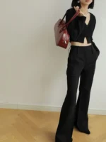 Women's Genuine Leather Bowling Bag