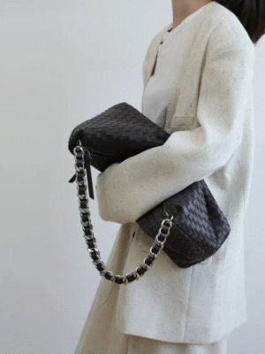 Chunky Woven Leather Bag