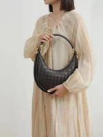 Genuine Leather Underarm Horse Saddle Bag