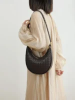 Genuine Leather Underarm Horse Saddle Bag