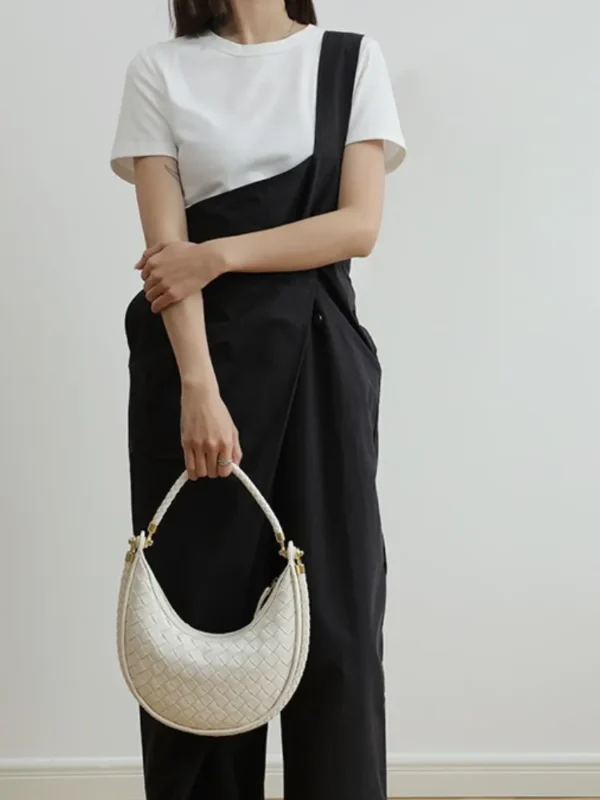Genuine Leather Underarm Horse Saddle Bag