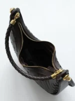 Genuine Leather Underarm Horse Saddle Bag