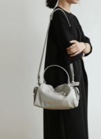 Women's Slouch Leather Boston Bag