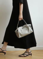 Women's Slouch Leather Boston Bag