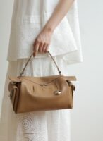 Women's Slouch Leather Boston Bag