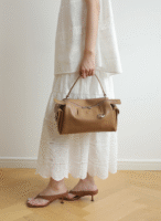 Women's Slouch Leather Boston Bag