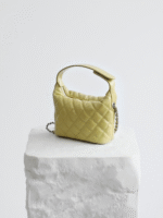 Women's Leather Mini Diamond Quilted Shoulder Bag