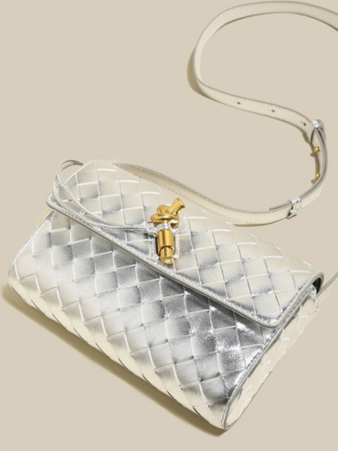 Women's Braided Leather Knotted Intrecciato Handbag - Shop All