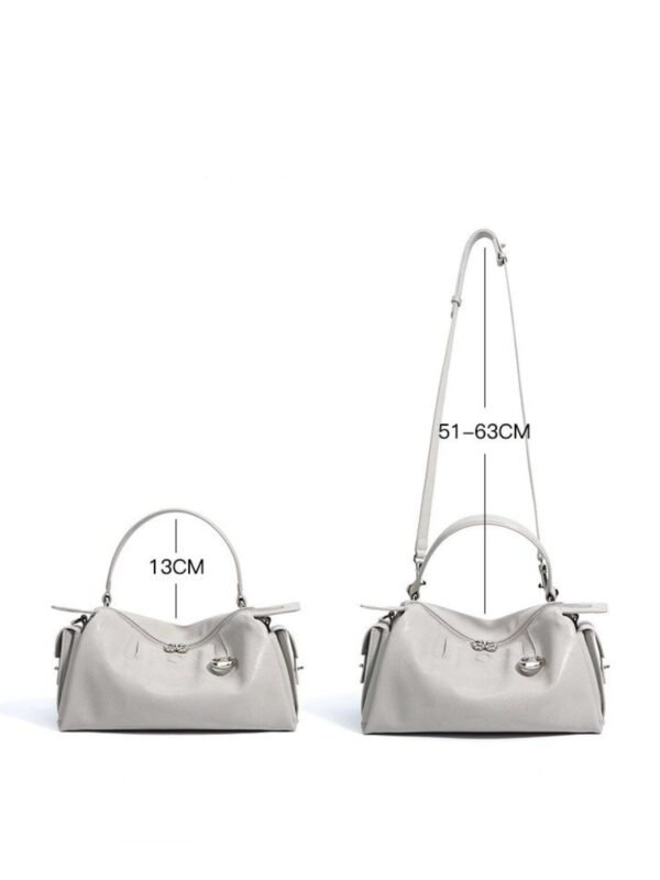 Women's Slouch Leather Boston Bag