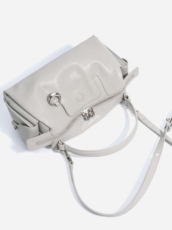 Women's Slouch Leather Boston Bag