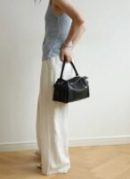 Women's Slouch Leather Boston Bag
