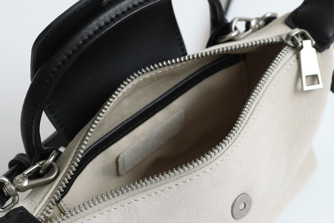 Mini Suede Cross-body Pouch Bag - Image 3