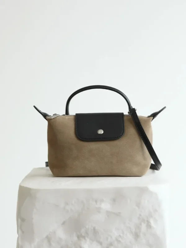 Mini Suede Cross-body Pouch Bag