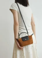 Mini Suede Cross-body Pouch Bag