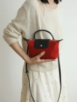 Mini Suede Cross-body Pouch Bag