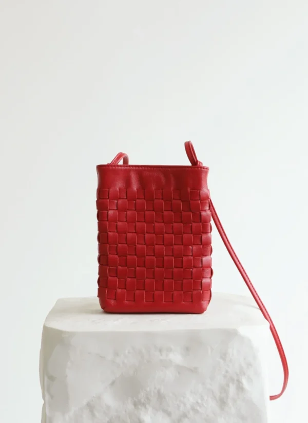Ladies Leather Cross-body Phone Bag