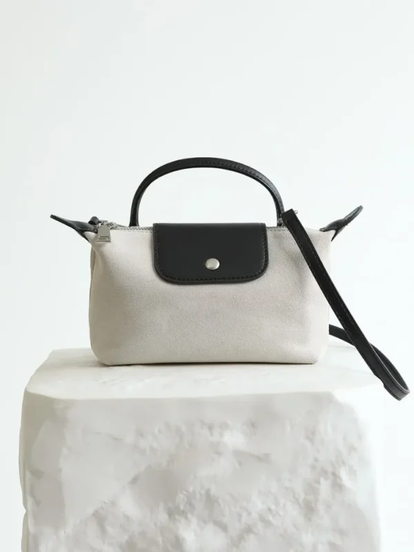 Mini Suede Cross-body Pouch Bag