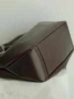 Luxury Leather Belted Hobo Bag