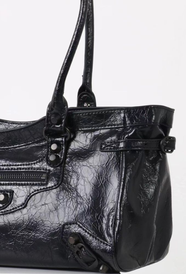 City Balenciaga Inspired Tote Bag - Black