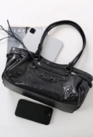 City Balenciaga Inspired Tote Bag - Black