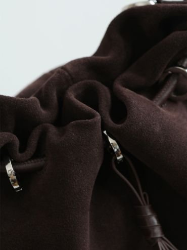 Timeless Drawstring Bucket Bag - Image 4