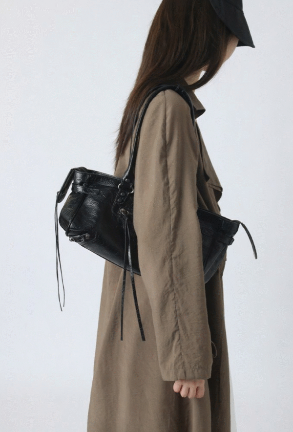 City Balenciaga Inspired Tote Bag - Black