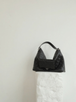 Womens Quilted Leather Shoulder Bag