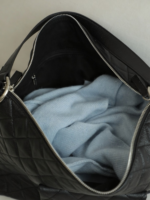 Womens Quilted Leather Shoulder Bag