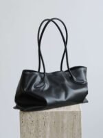 Genuine Leather Oversized Tote Bag