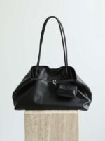 Genuine Leather Oversized Tote Bag