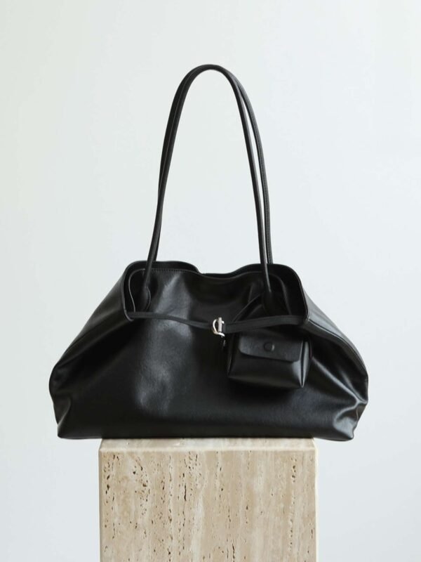Genuine Leather Oversized Tote Bag