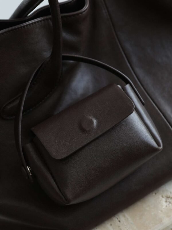 Genuine Leather Oversized Tote Bag