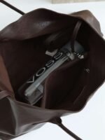 Genuine Leather Oversized Tote Bag