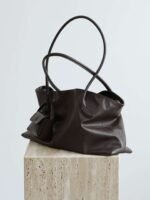 Genuine Leather Oversized Tote Bag