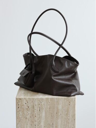 Genuine Leather Oversized Tote Bag