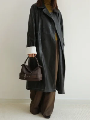 Small Leather Puzzle Biker Bag -