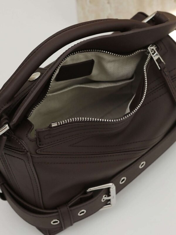 Small Leather Puzzle Biker Bag