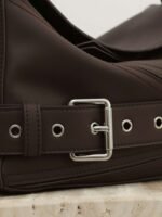 Small Leather Puzzle Biker Bag