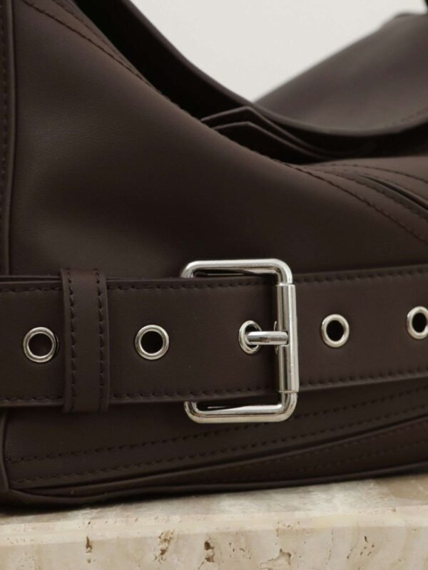 Small Leather Puzzle Biker Bag