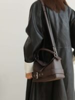 Small Leather Puzzle Biker Bag