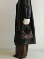 Small Leather Puzzle Biker Bag