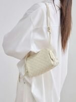 Women's Leather Knot Detailed Crossbody Bag