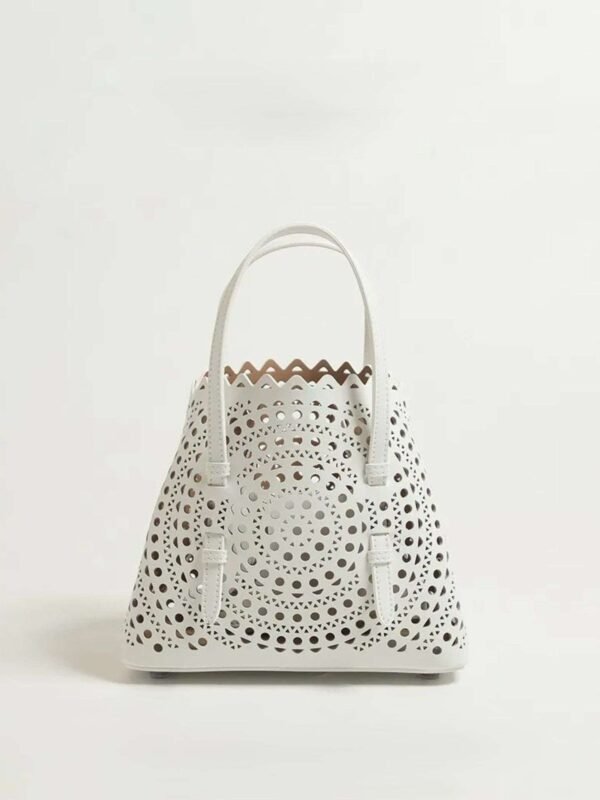 Women's Leather Mini Laser Cut Handbag