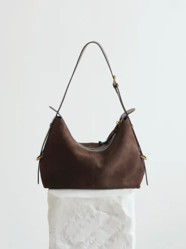 Womens Suede Hobo Shoulder Bag Image4.jpeg