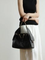 Genuine Leather Classic Hobo Bag