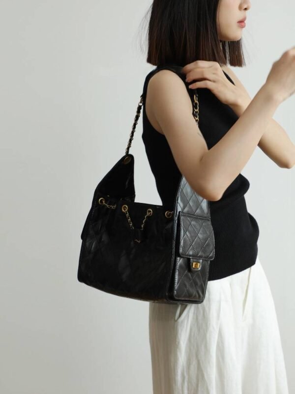 Genuine Leather Classic Hobo Bag