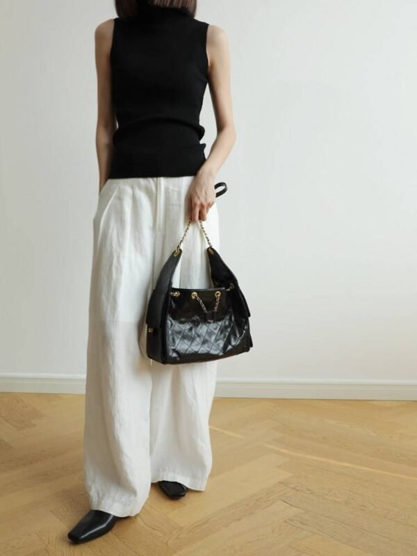 Genuine Leather Classic Hobo Bag